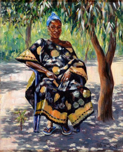 Woman Sitting by Tilly Willis
